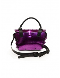 Innerraum 189 New Flap Bag metallic purple shoulder bag