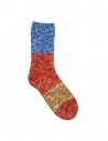 Kapital Van Gogh socks in melange red, blue, beige buy online EK-660 RED