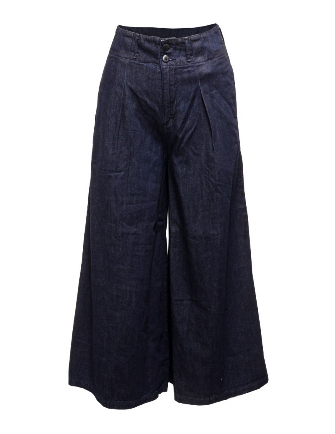 Kapital dark blue oversize Chateau Aurora denim pants K2009LP011 IDG womens trousers online shopping