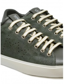 Leather Crown Pure dark military green sneakers mens shoes buy online