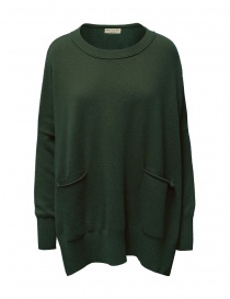 Ma'ry'ya maglia vestito in lana verde militare YFK030 5MILITARY order online
