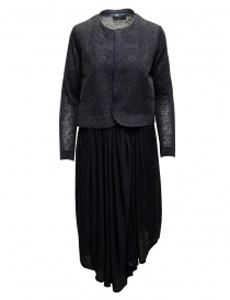 Womens dresses online: Hiromi Tsuyoshi dress with embroidered top