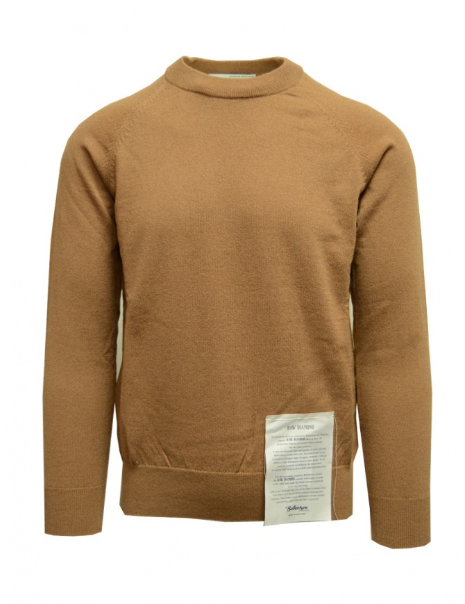 Ballantyne Raw Diamond camel pullover T2P084 12KF2 14617 men s knitwear online shopping