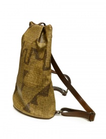 Kapital Hopi backpack in golden canvas and leather bags buy online