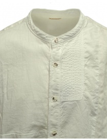 Kapital KATMANDU white shirt with Mandarin collar