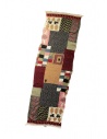 Kapital Village Gabbeh scarf in red wool shop online scarves