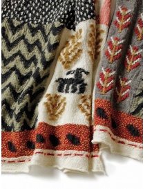 Kapital Village Gabbeh scarf in red wool price