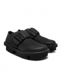 Womens shoes online: Trippen Keen black low-cut shoes with elastic band