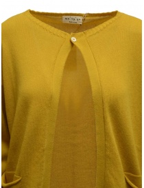 Ma'ry'ya Rebecca pullover giallo aperto con botton prezzo