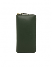 Comme des Garçon long wallet in bottle green leather SA0110 BOTTLE GREEN