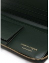 Comme des Garçon long wallet in bottle green leather SA0110 BOTTLE GREEN buy online