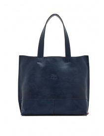 Bags online: Il Bisonte Valentina shopping bag in blue leather