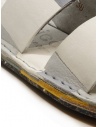 Trippen Kismet sandalo ciabatta a righe bianche e grigie prezzo KISMET F LEA CLOUDS-LEA R8 BLKshop online