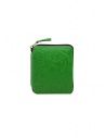 Comme des Garçons Embossed Forest green compact wallet buy online GREEN EMB.FOREST SA2100EF GREEN