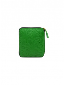 Comme des Garçons Embossed Forest green compact wallet wallets buy online