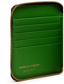 Comme des Garçons Embossed Forest green compact wallet wallets price