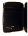 Comme des Garçons Embossed Forest medium black leather wallet BLK EMB.FOREST SA2100EF BLACK buy online