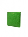 Comme des Garçons Embossed Forest green leather pouch shop online wallets