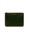 Comme des Garçons SA5100 bottle green leather pouch buy online SA5100 BOTTLE GREEN