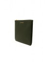 Comme des Garçons SA5100 bottle green leather pouch SA5100 BOTTLE GREEN price
