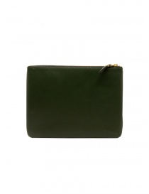 Comme des Garçons SA5100 bottle green leather pouch buy online