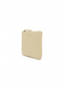 Comme des Garçons SA8100 off white leather coin purse price