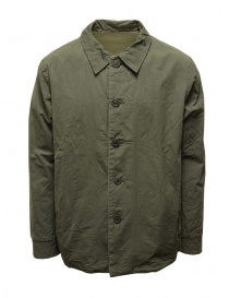 Giacche uomo online: Casey Casey giacca camicia reversibile verde cachi