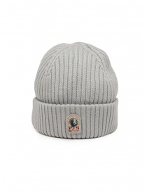 Parajumpers Rib Hat in grey wool PAACCHA02 RIB HAT LUNAR ROCK 778 order online