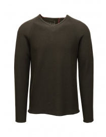 Men s knitwear online: Label Under Construction Flat Seams dark grey pullover