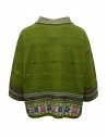 M.&Kyoko reversible green pullover with three quarter sleeves BBA01402WA GREEN price