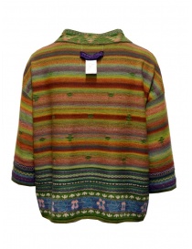 M.&Kyoko reversible green pullover with three quarter sleeves women s knitwear price