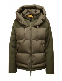 Parajumpers Peppi down jacket with green rayon sleeves PWPUFSI31 PEPPI TOUBRE 201 order online