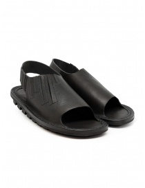 Trippen Rhythm sandals in black leather RHYTHM F WAW BLK-WAW SK BLK order online