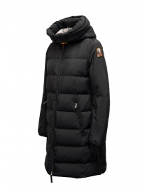 Parajumpers Tracie long black down jacket with hood