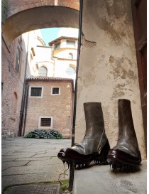 Carol Christian Poell dark grey boots with black dripped sole AM/2601LR SBUC-PTC/19 order online