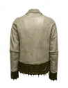 Carol Christian Poell LM/2498R giacca in pelle grigia con gomma colata LM/2498R CORS-PTC/036 prezzo