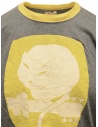 Kapital grey and yellow t-shirt with cat on guitar shop online mens t shirts