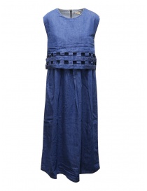 Kapital denim dress with perforated top K2204OP066 IDG order online