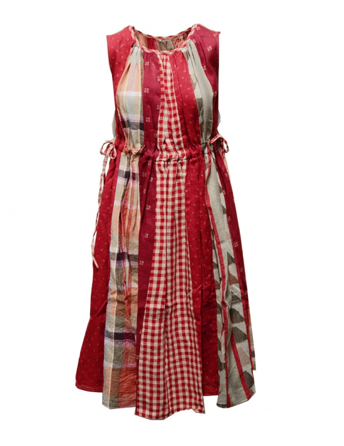 Kapital red patchwork dress K2204OP096 RED womens dresses online shopping