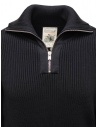 S.N.S. Herning maglione in lana blu con zip corta 722-00K U2530 ARMY BLUE prezzo