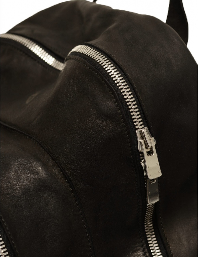 Guidi DBP04 Black Horse Leather Backpack