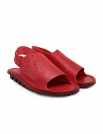 Trippen Rhythm sandali in pelle rossa con elastico scontati online