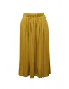 Ma'ry'ya long skirt in ocher yellow cotton buy online YIJ115 K5 OCRA