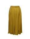 Ma'ry'ya long skirt in ocher yellow cotton shop online womens skirts