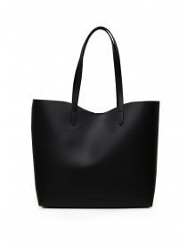 Bags online: Il Bisonte tote bag in matte smooth black leather