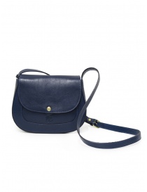 Bags online: Il Bisonte little shoulder bag in blue leather