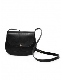 Il Bisonte shoulder bag in black leather BSA001 PV0001 NERO BK159 order online