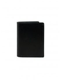 Wallets online: Guidi PT3 men's wallet in black kangaroo leather