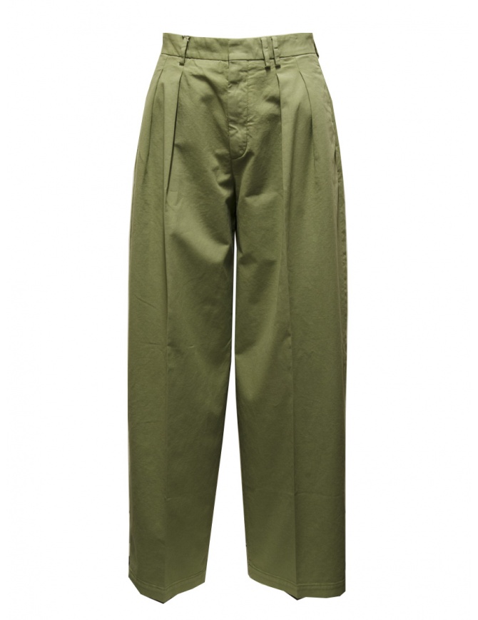 Cellar Door Frida green trousers with pleats