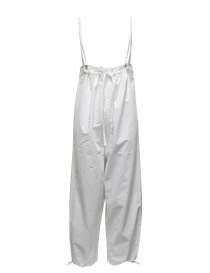 Womens trousers online: Cellar Door Dolly wide white cotton trousers